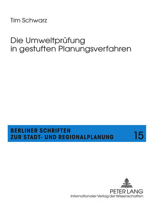 cover image of Die Umweltpruefung in gestuften Planungsverfahren